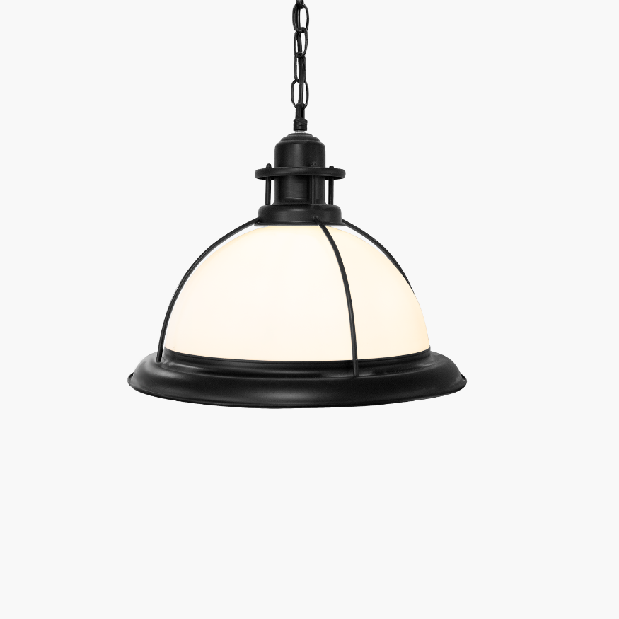 Helory black wrought Iron spherical chandelier