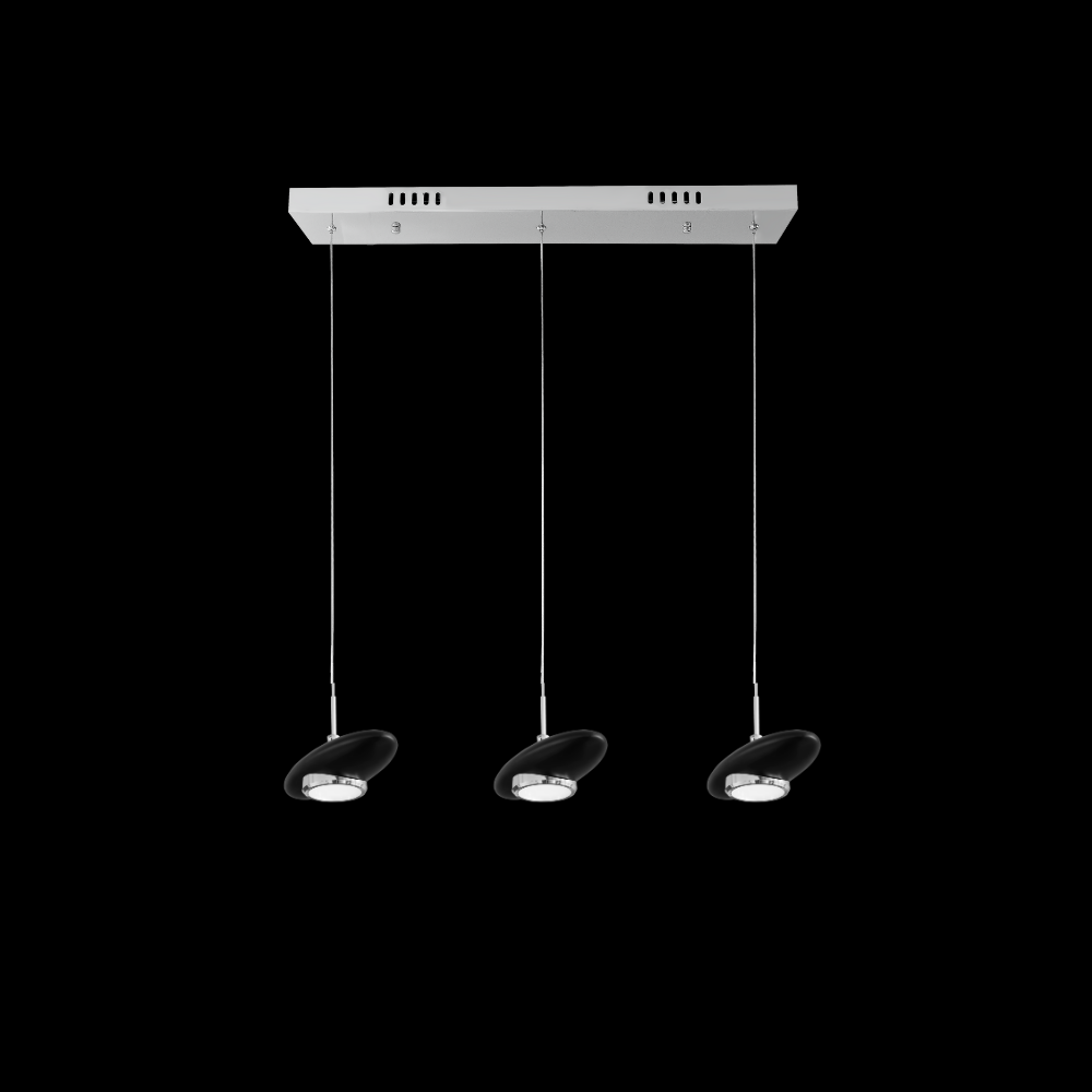 Eye designer collection chandelier 3 light pendant