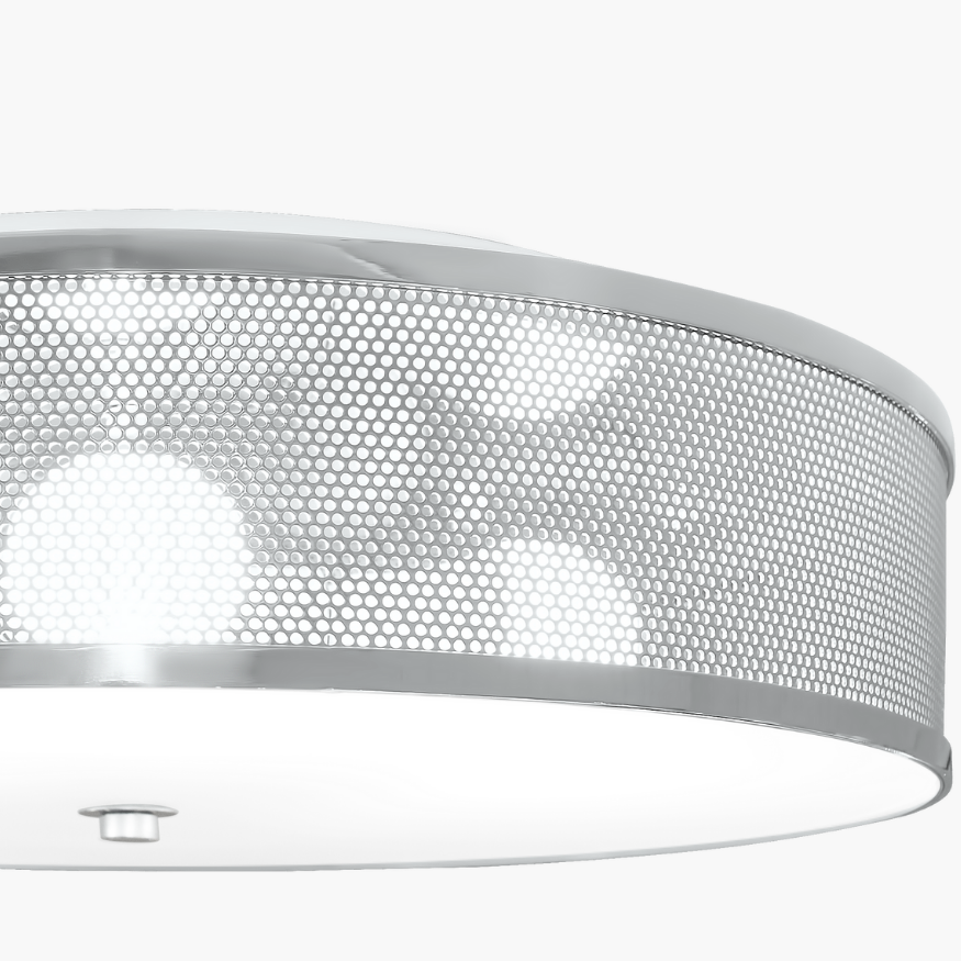 Clovis round flush mount chandelier