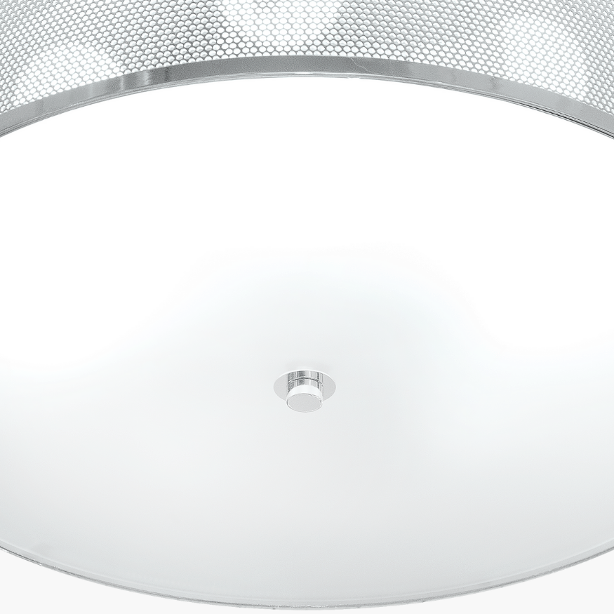 Clovis round flush mount chandelier