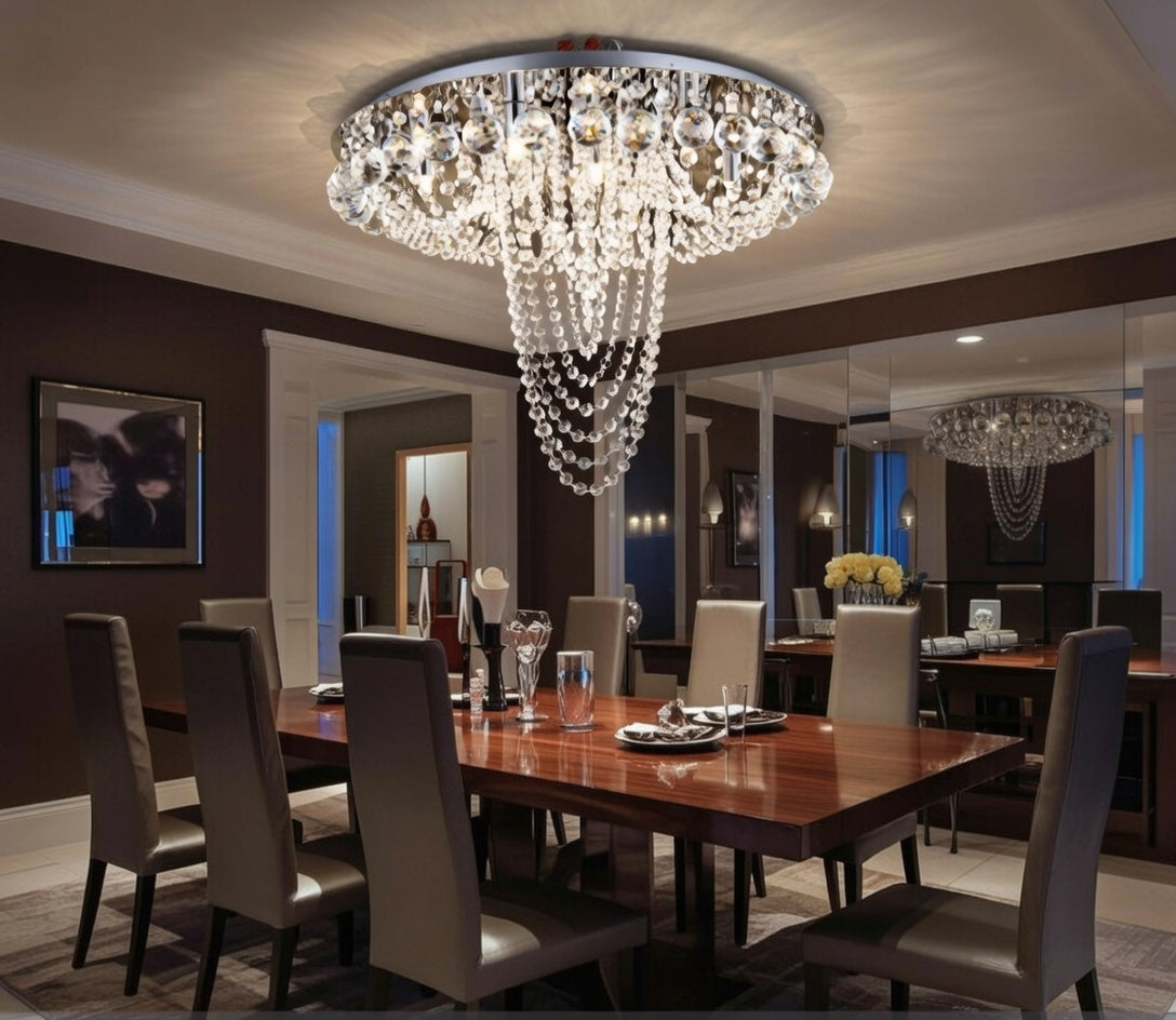 Royal Flush Crystal Chandelier