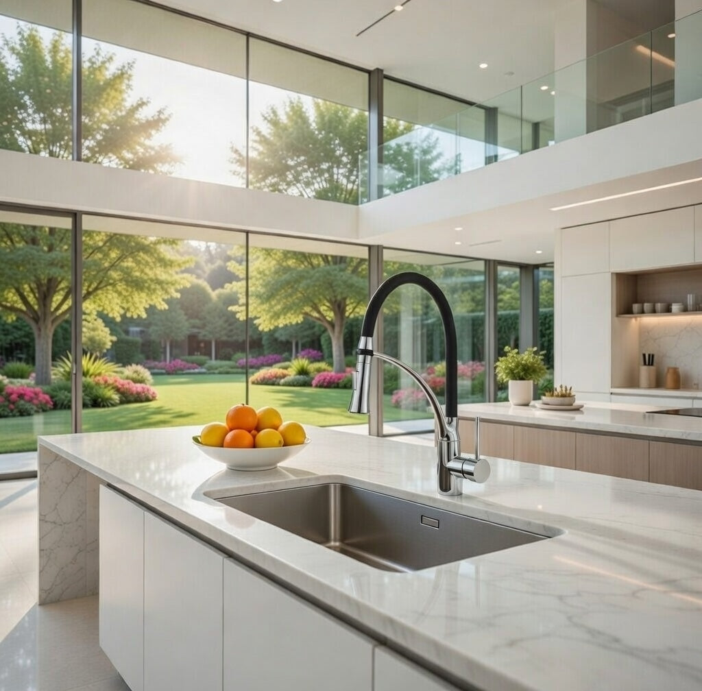 The Verona Flex Arc Kitchen Faucet – Modern Elegance in Motion (cUPC certified)