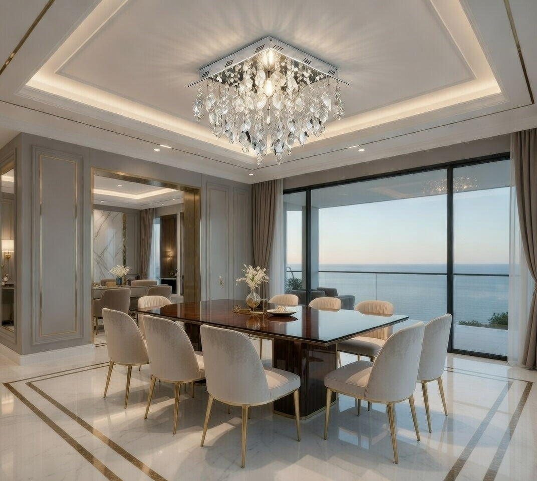 The Milano Radiance Crystal Chandelier