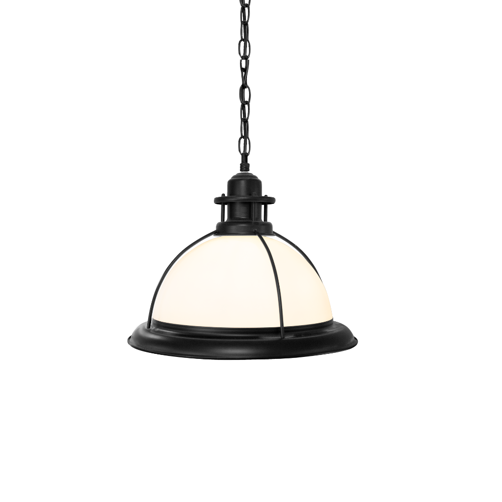 Helory black wrought Iron spherical chandelier