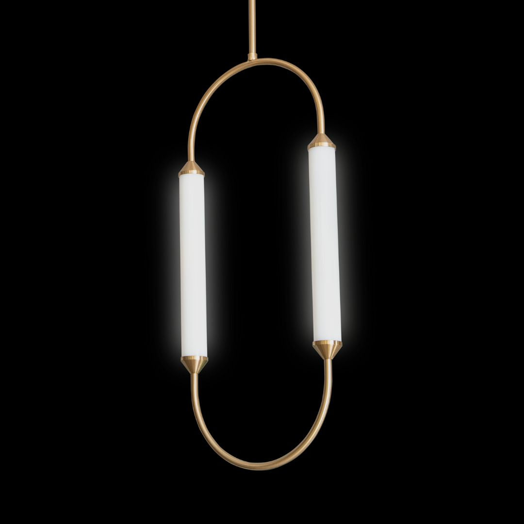 Adela gold twin chandelier