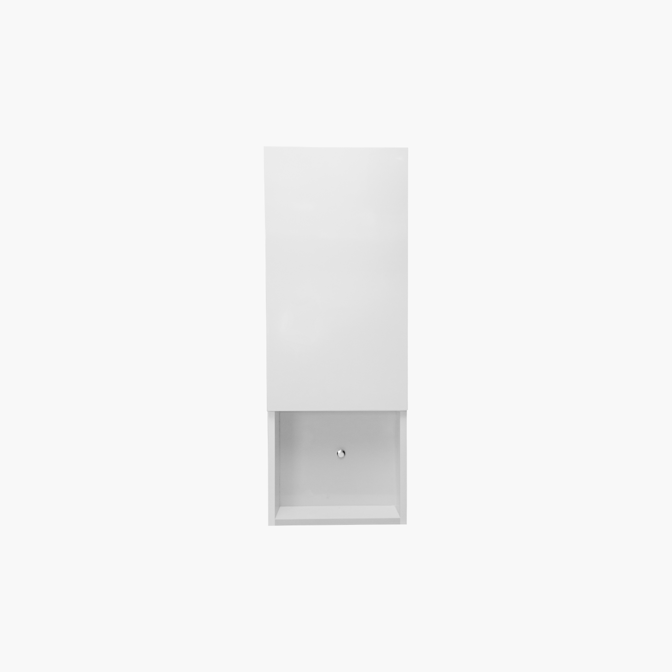 Ancona modern white bathroom wall cabinet