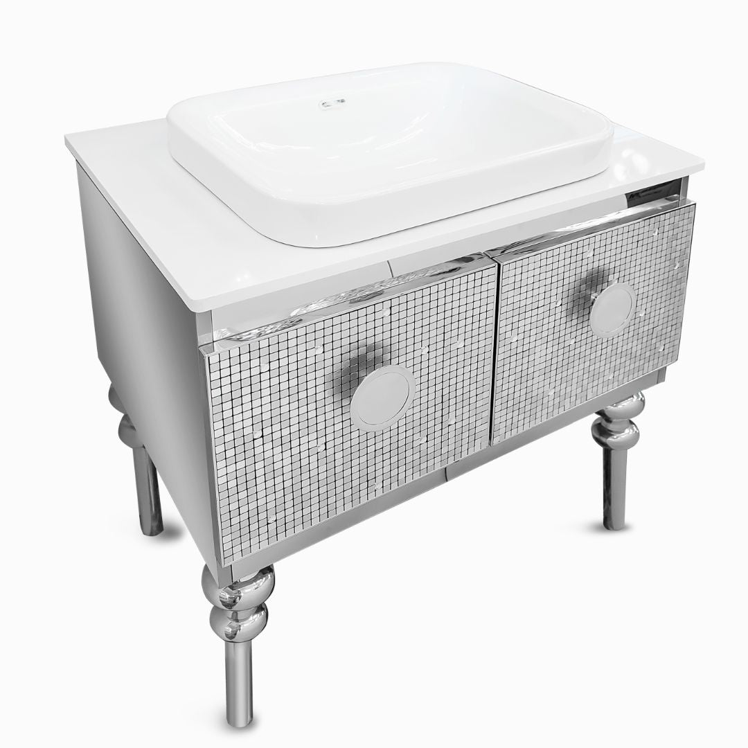 bathroom vanity with sink
