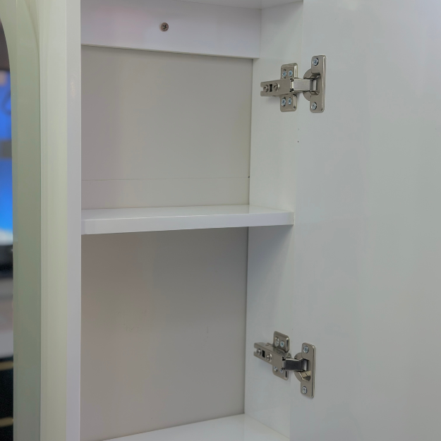 Ancona modern white bathroom wall cabinet