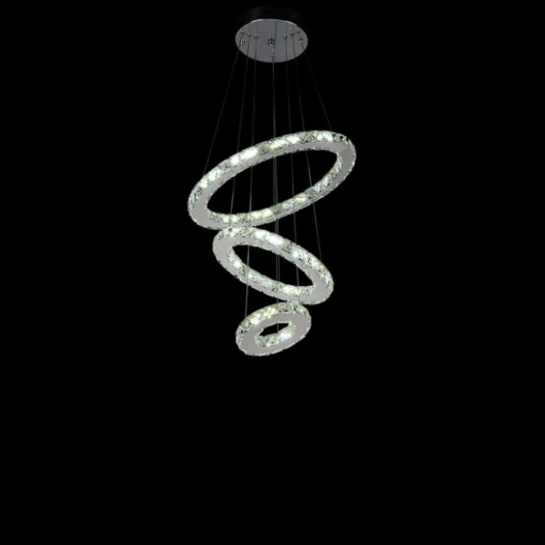 Crystalchant 3 rounds chandelier