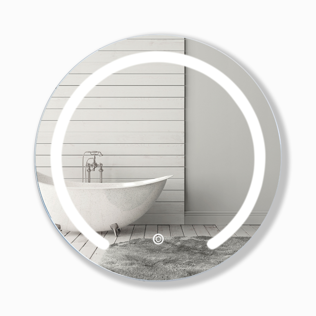 32 inch round mirror