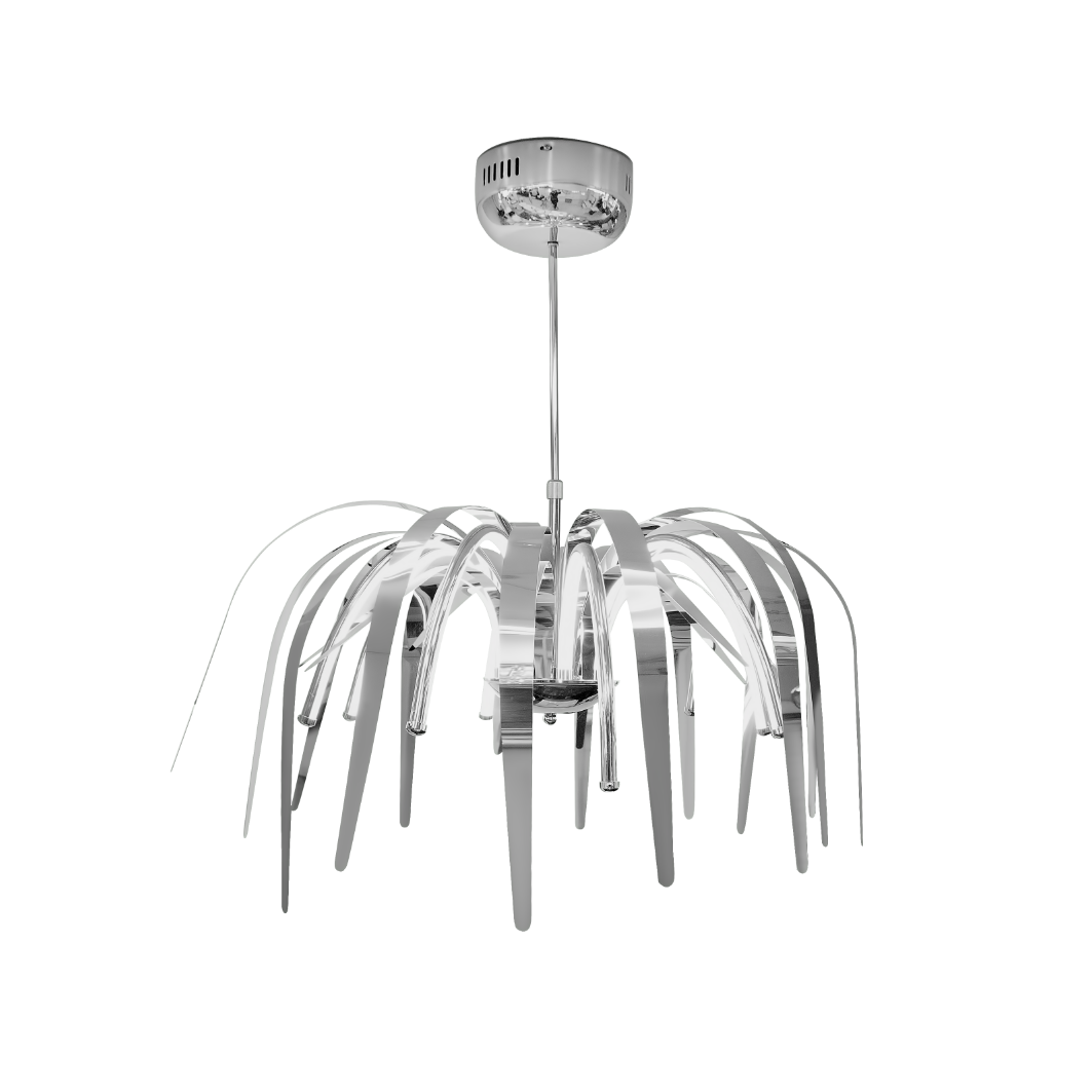 Terni chrome dance chandelier