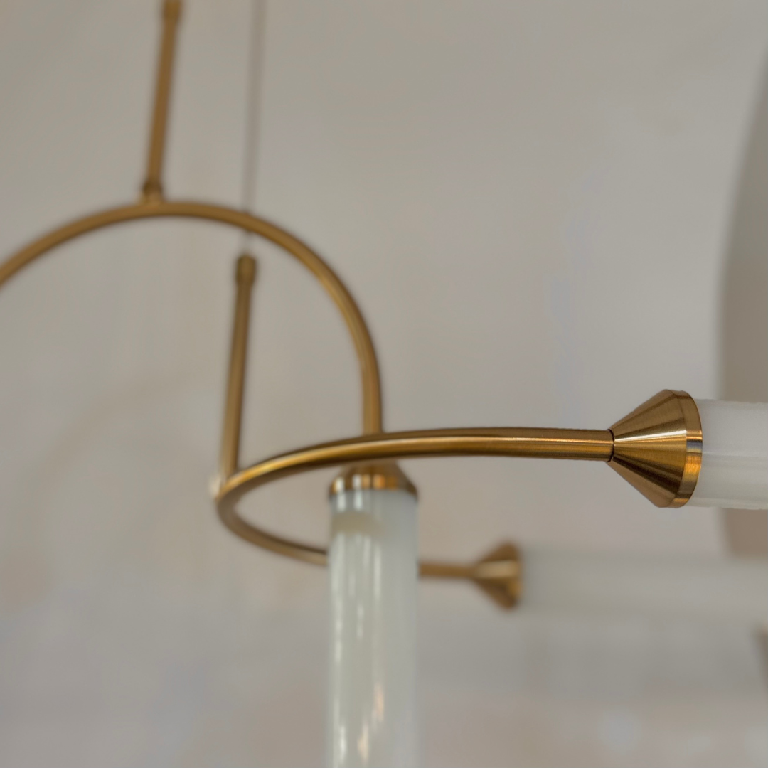 Adela gold trio chandelier