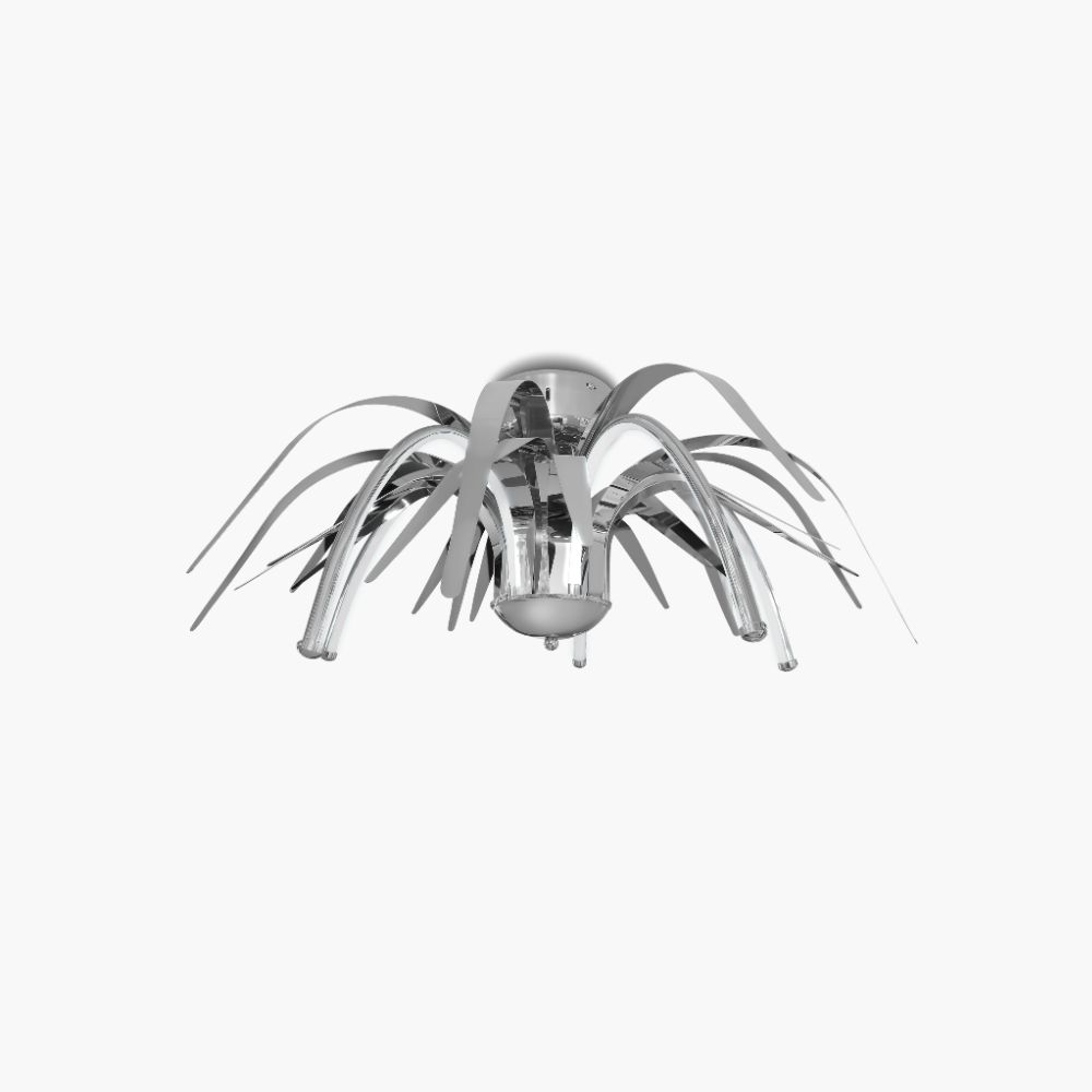 Chrome chandelier