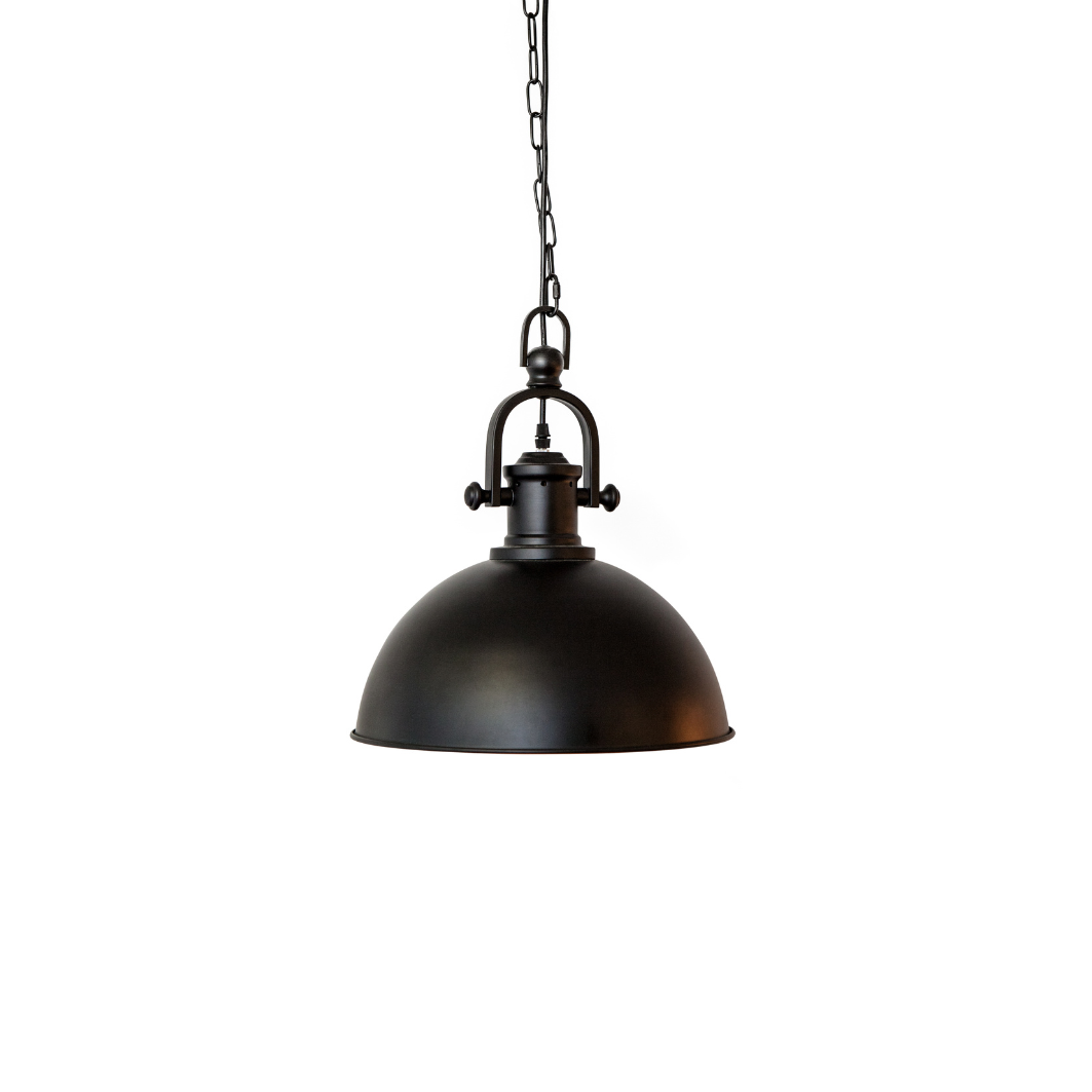 Ravenna black metal pendant