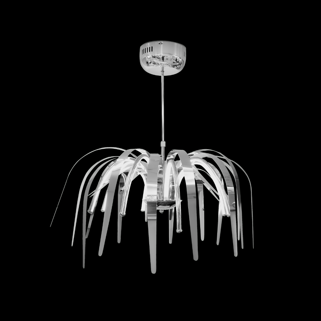 Terni chrome dance chandelier
