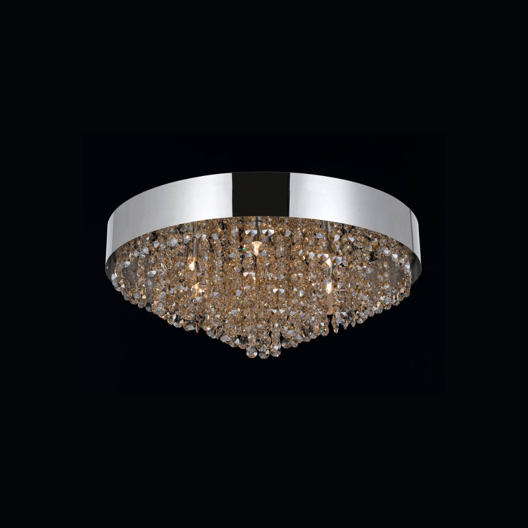Crystalchant elegante flush mount 036