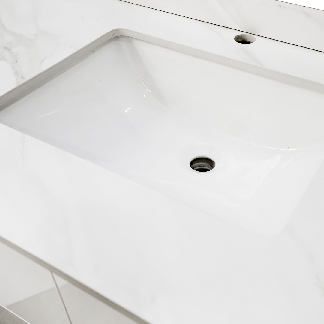 white bathroom vanities