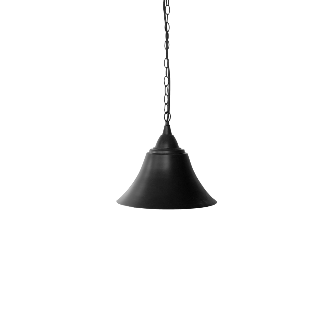 Prato black metal bell pendant
