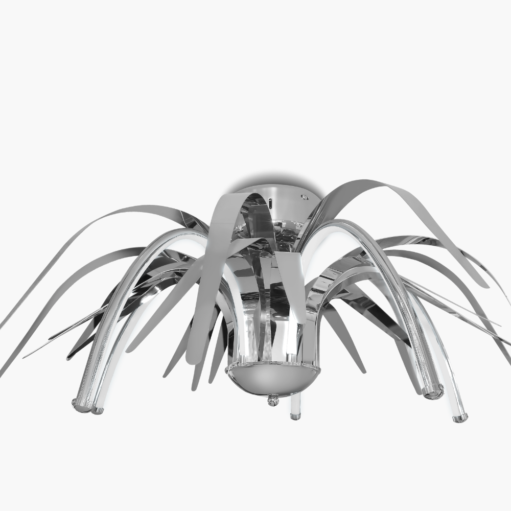Chrome chandelier