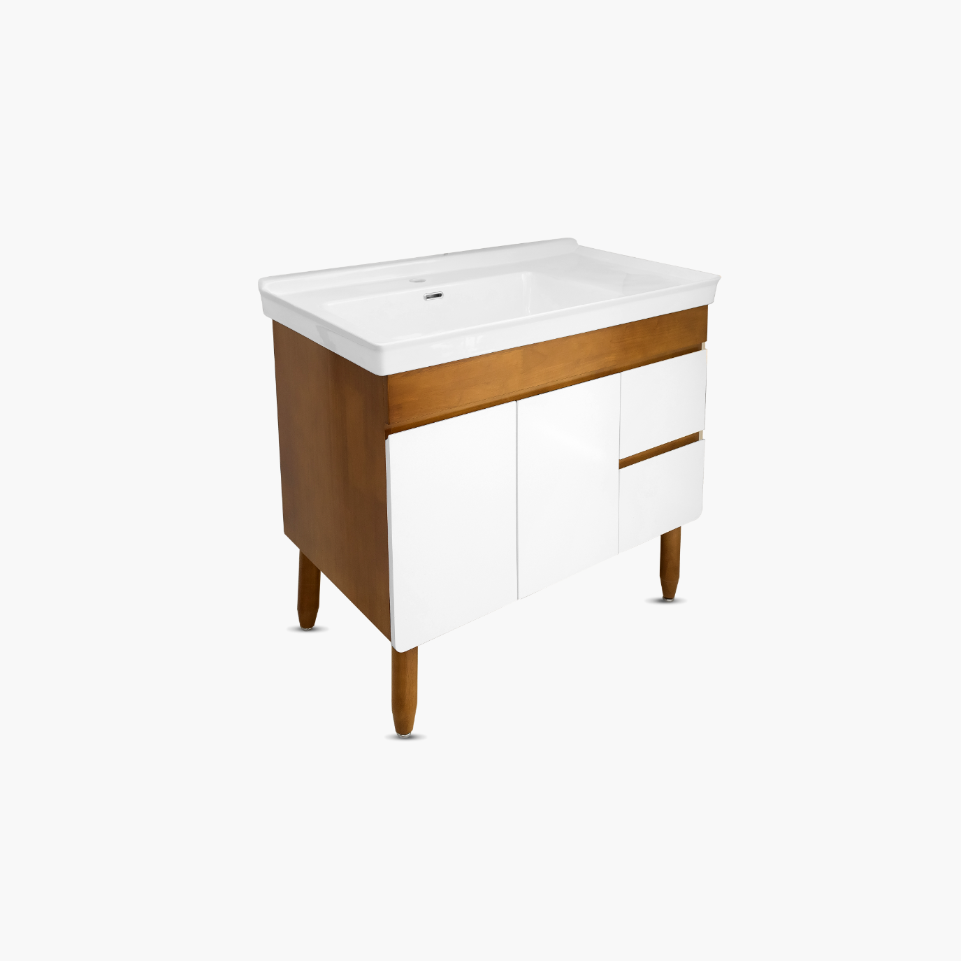 35.5'' Valence wood vanity set