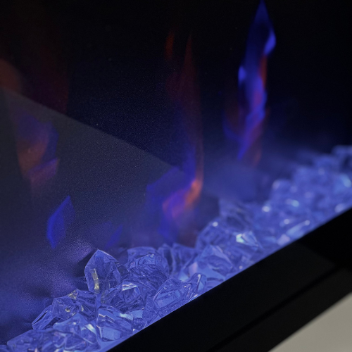 55'' crystal electric fireplace