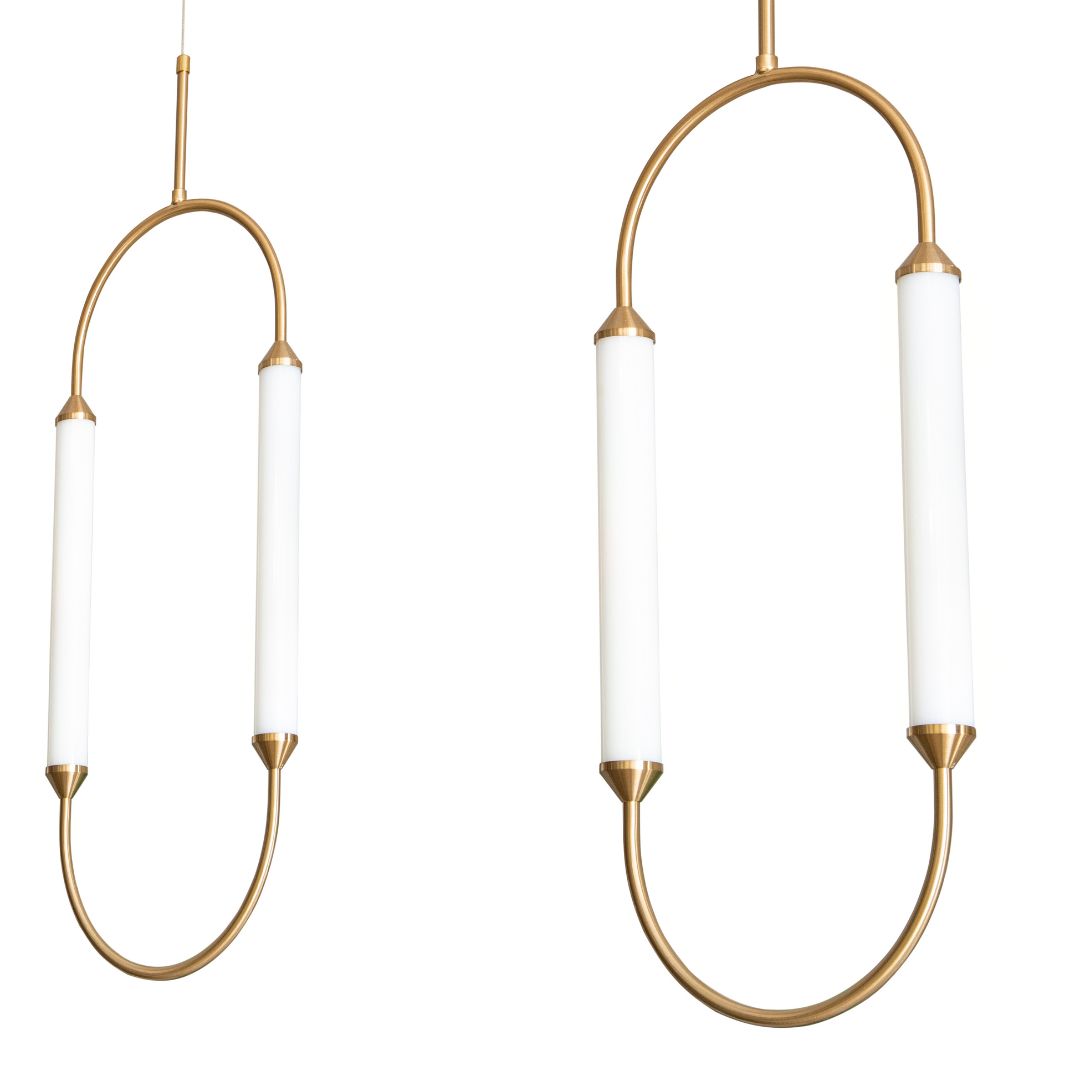 Adela gold twin chandelier