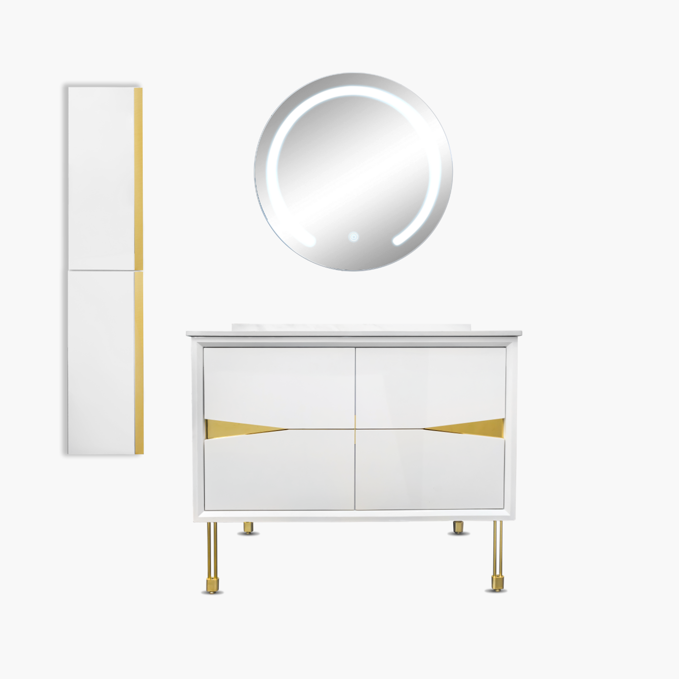 39'' Adela bathroom vanity set wall cabinet right