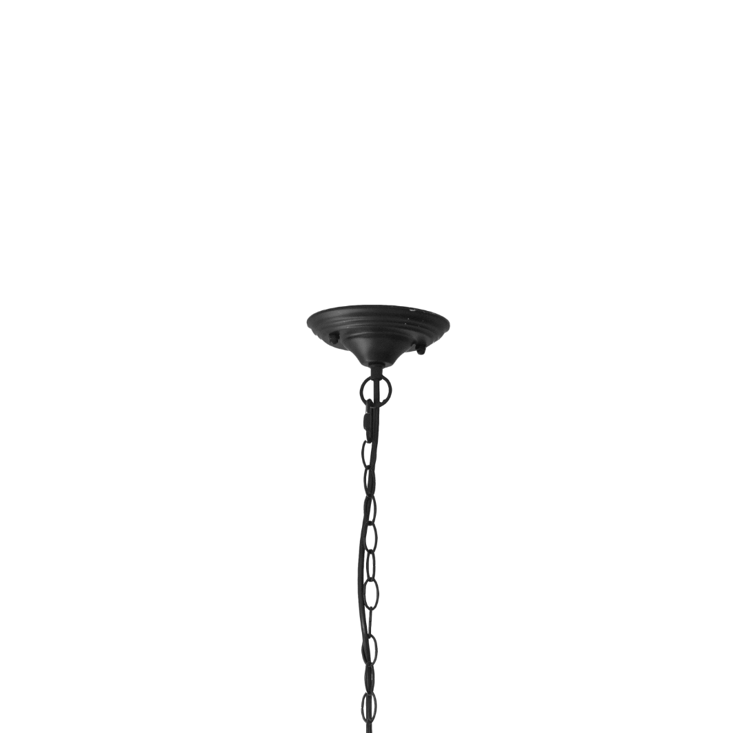 Prato black metal bell pendant