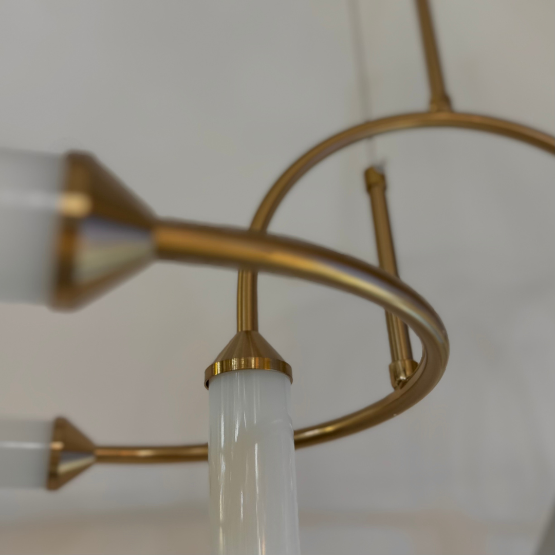 Adela gold trio chandelier