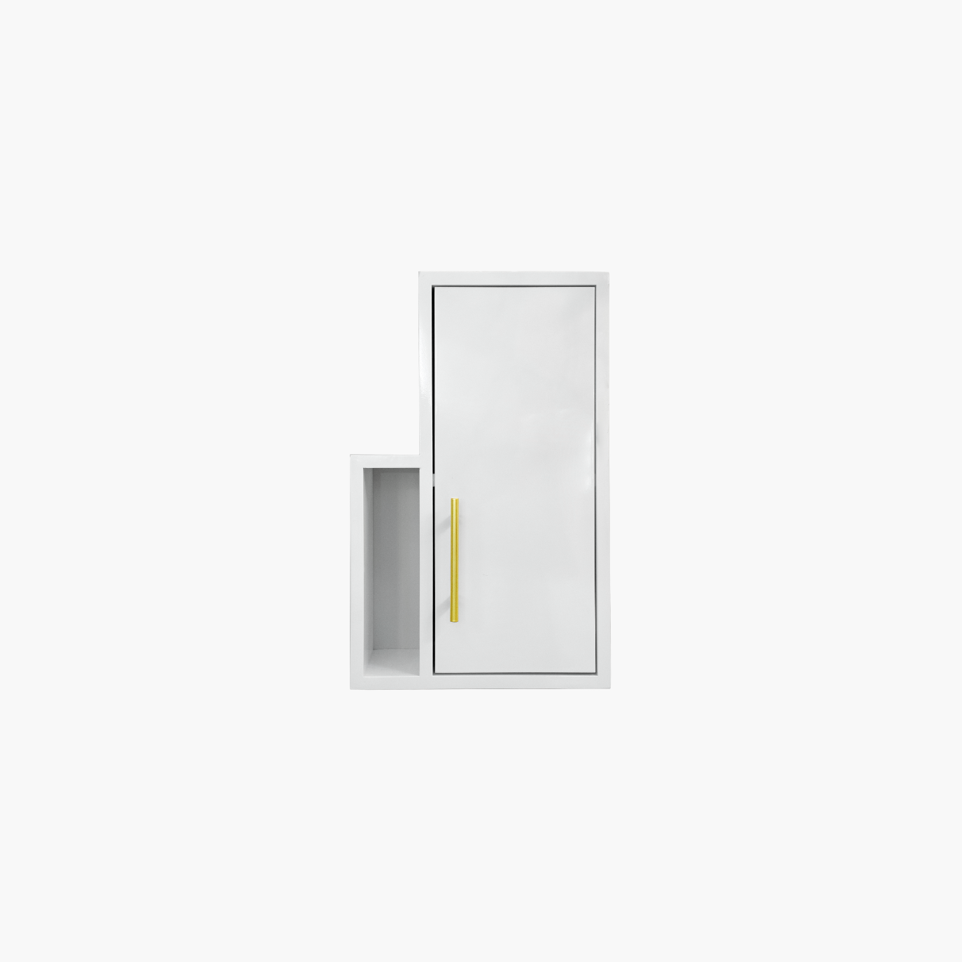 Adela modern white bathroom wall cabinet