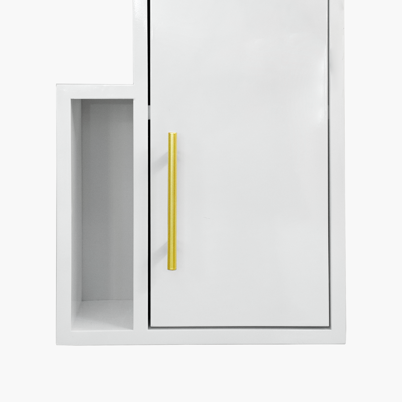 Adela modern white bathroom wall cabinet