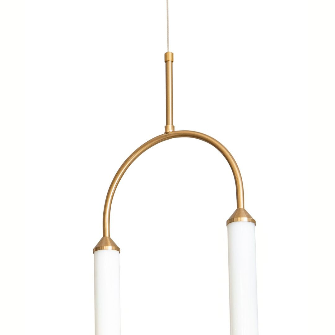 Adela gold twin chandelier