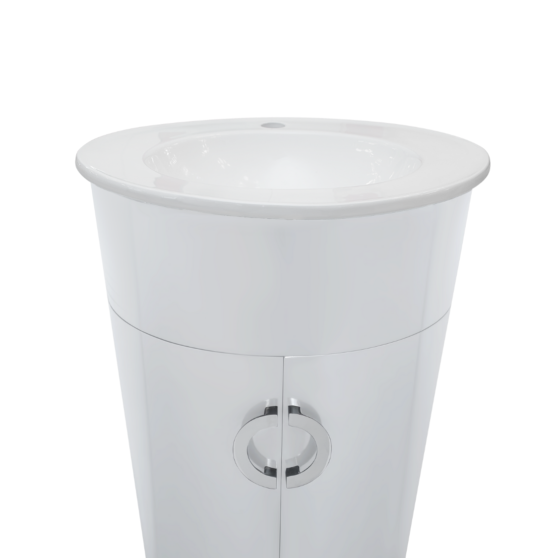 21'' Corsica free standing white vanity with white top