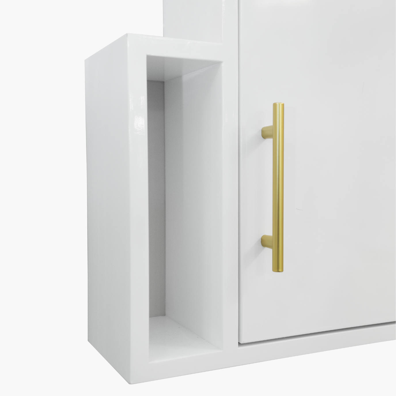 Adela modern white bathroom wall cabinet