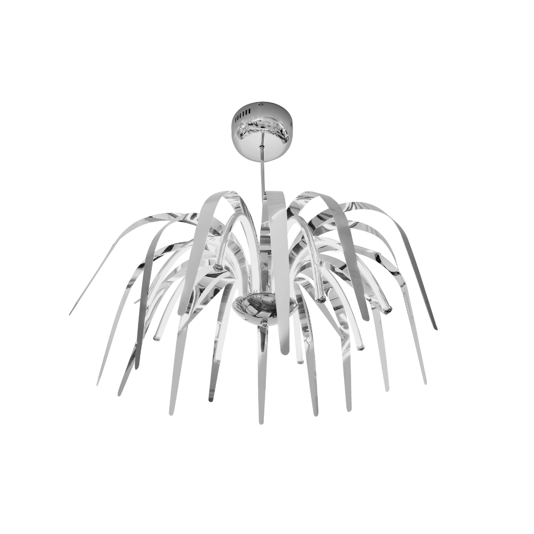 Terni chrome dance chandelier