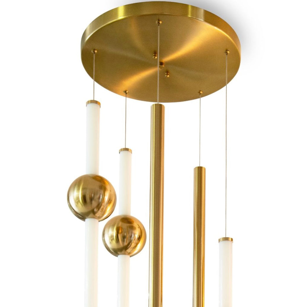 Virelle gold modern chandelier