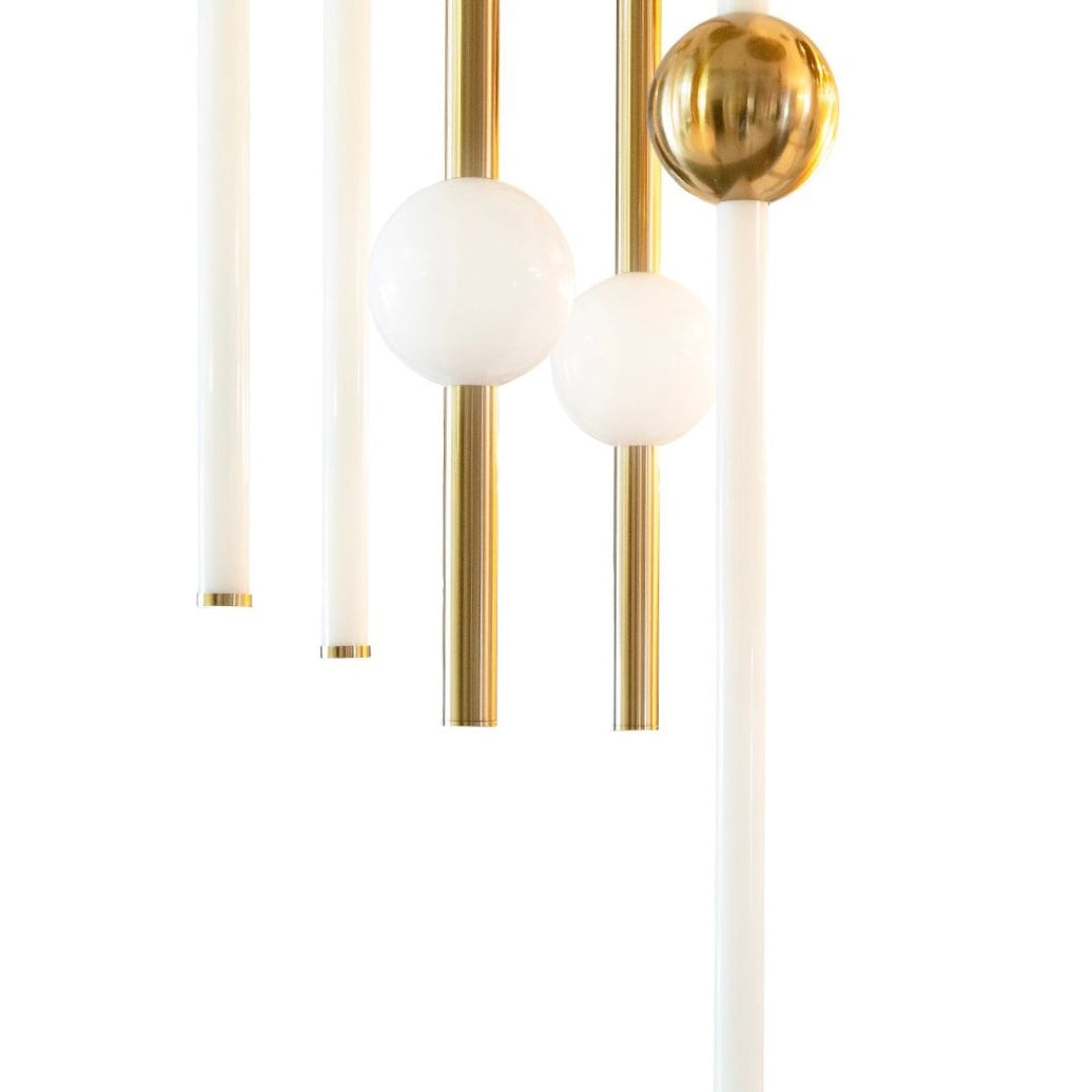 Virelle gold modern chandelier