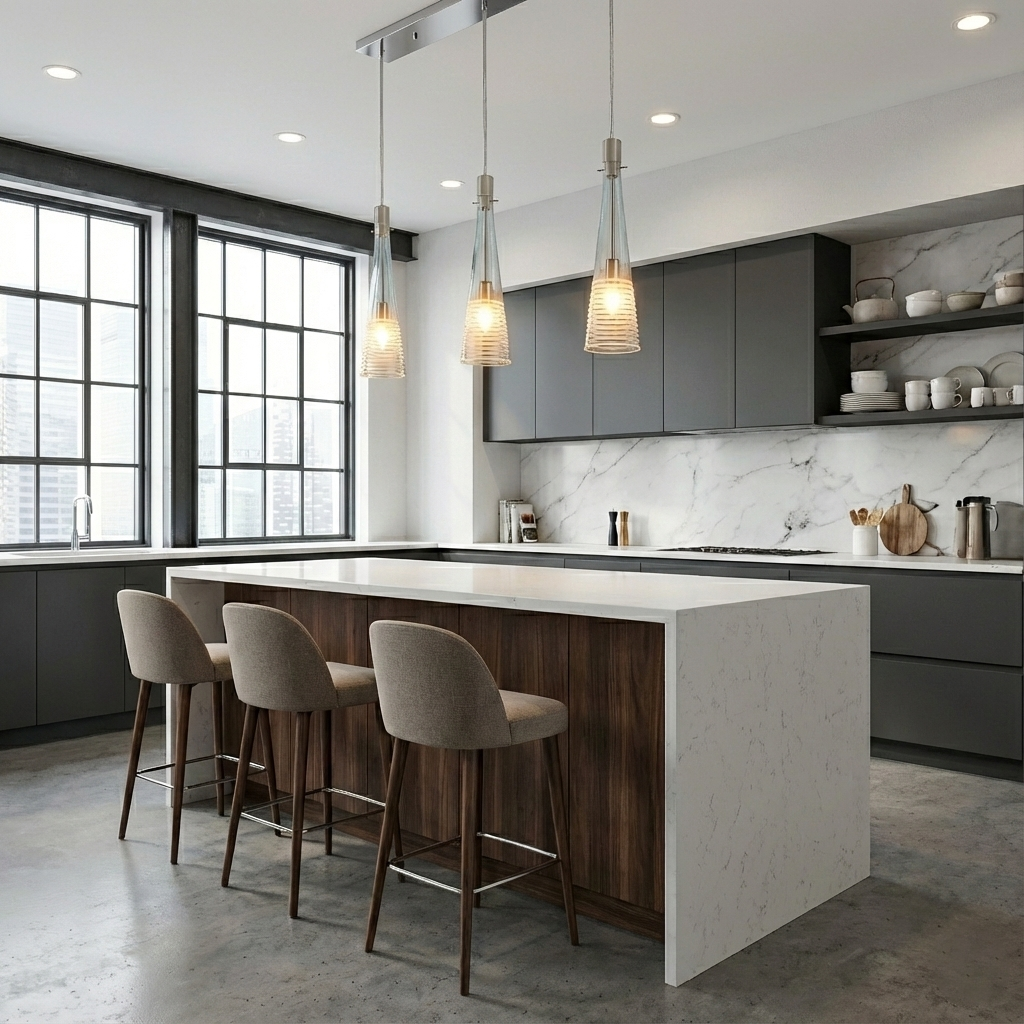 Belle 3 light pendant