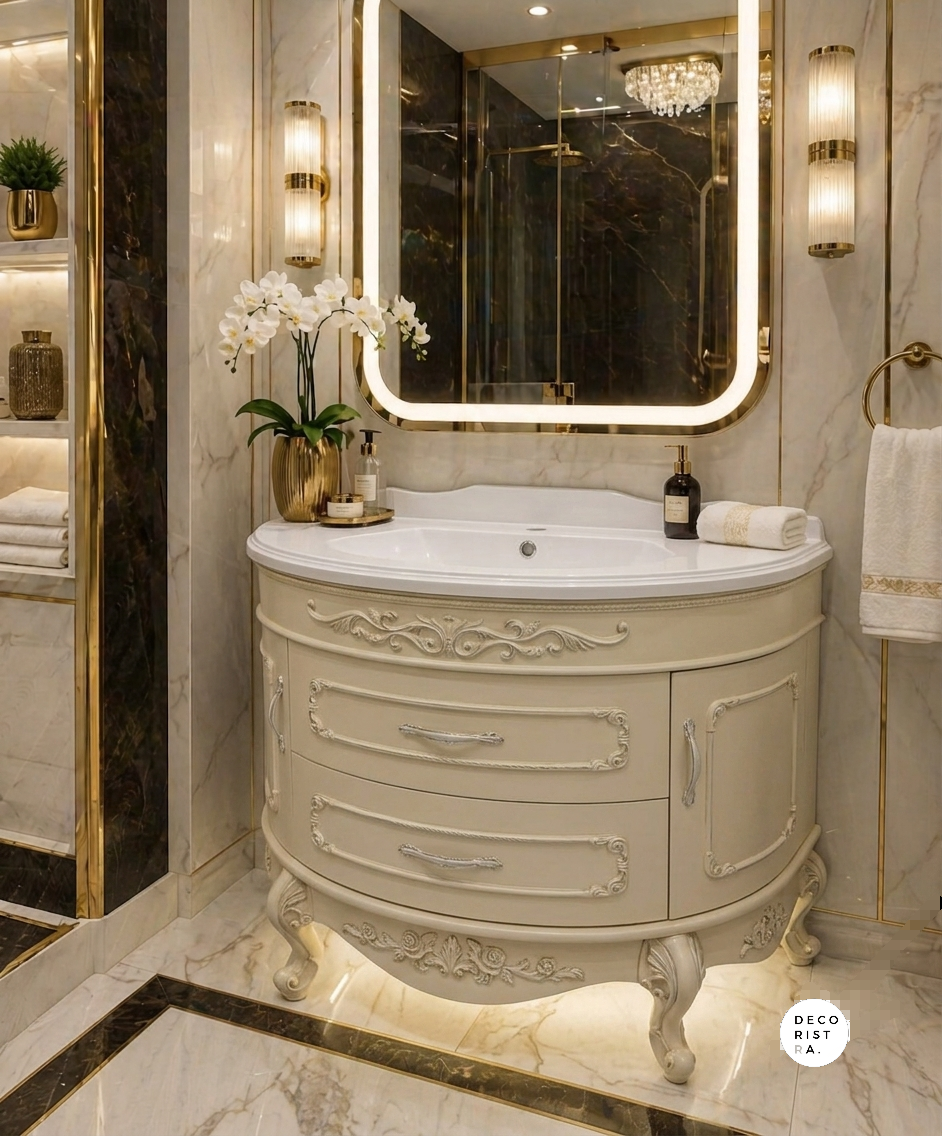 34.5'' The Imperial Elegance Luxury Bathroom Vanity
