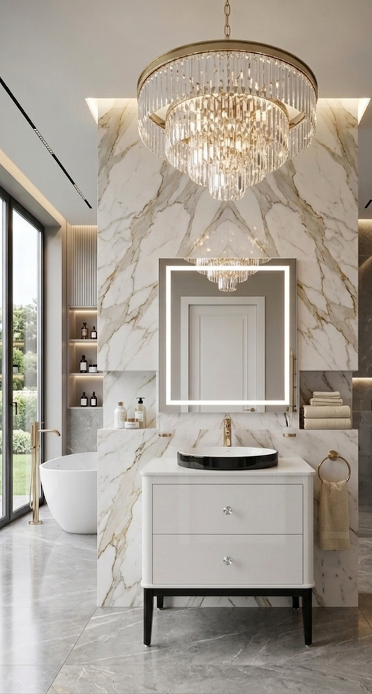 31.5" The Riviera Elegance Double-Drawer Vanity