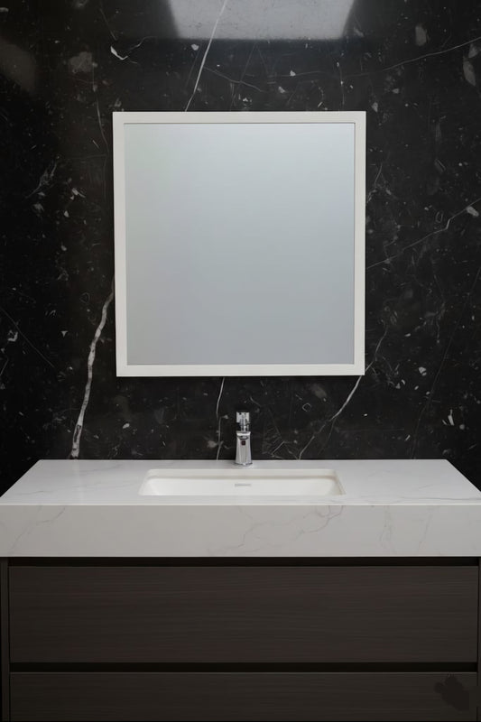 31.5'' Nuoro Elegant  white mirror
