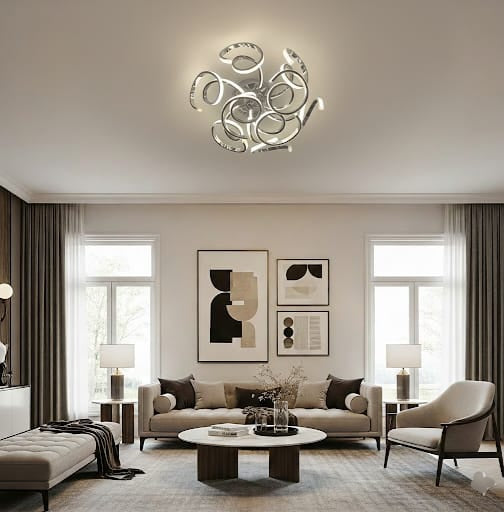 Elegante Spiral LED chandelier