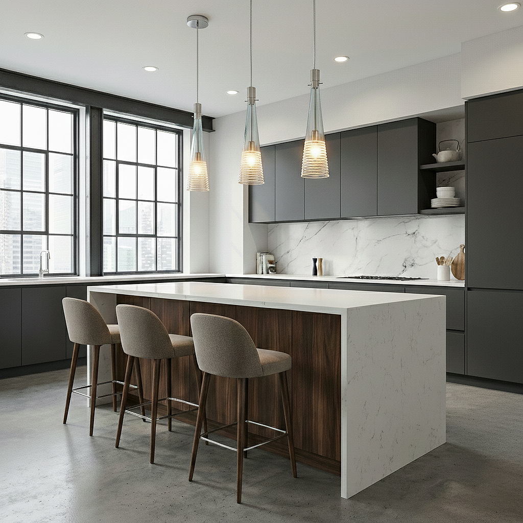 Belle glass light pendant