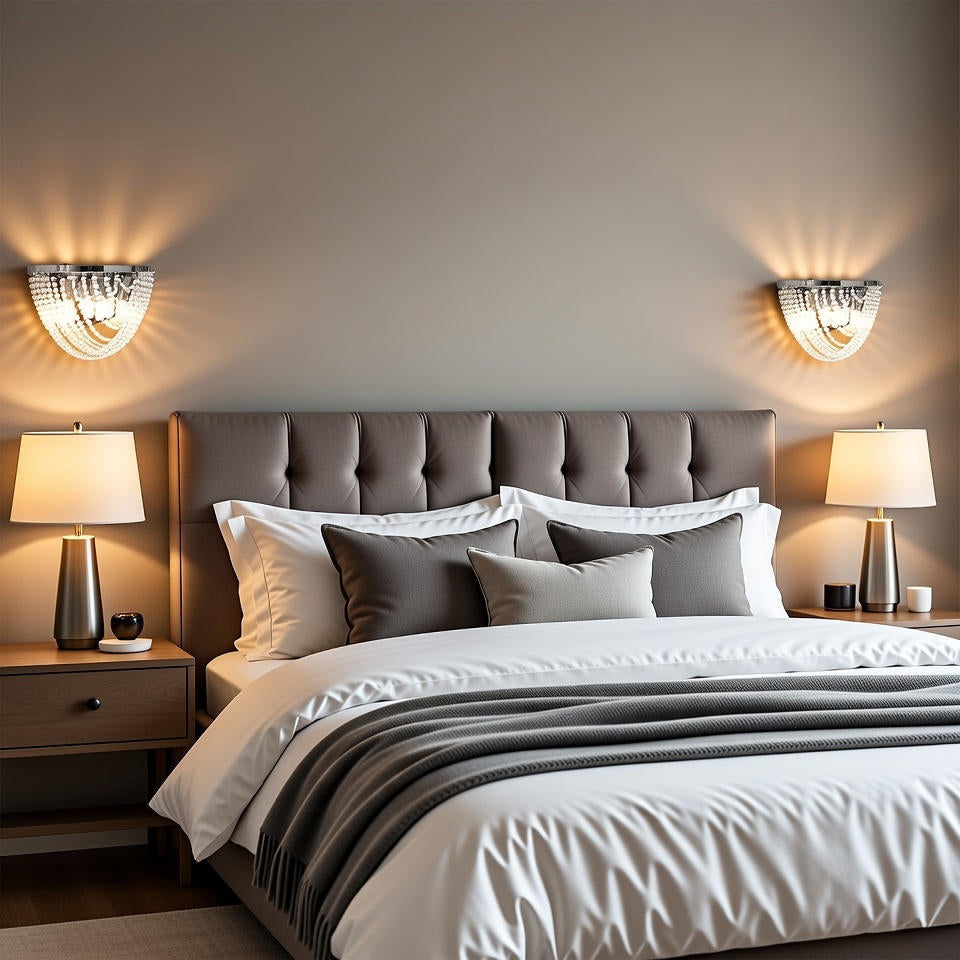 Crystalchant elegante  wall mount  light fixture