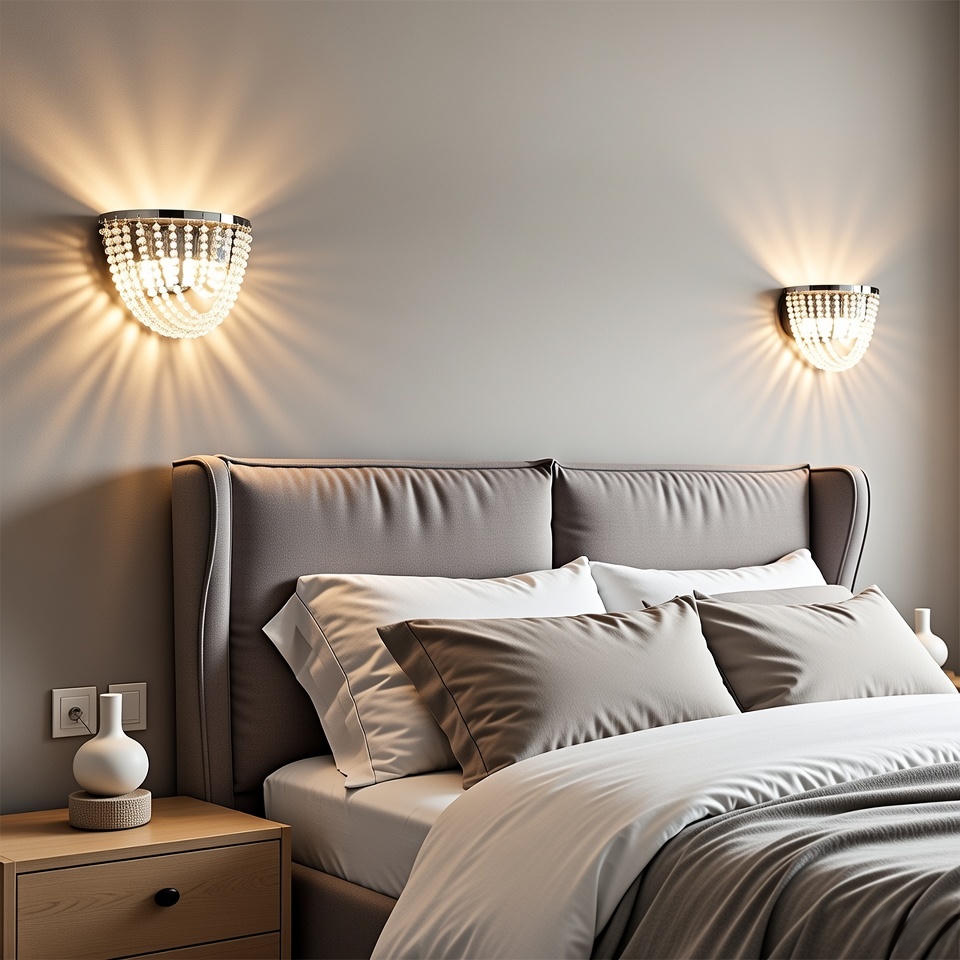 Crystalchant elegante  wall mount  light fixture