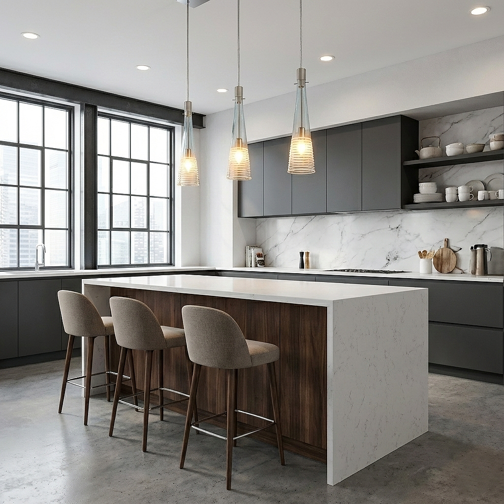 Belle 3 light pendant