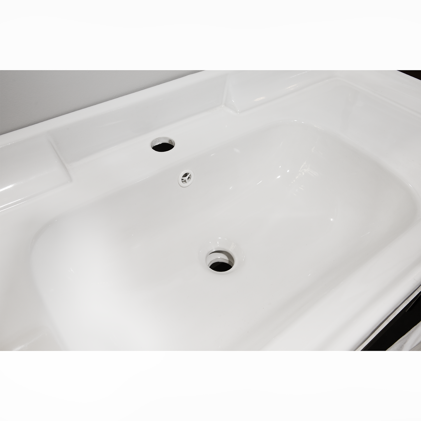 39''Lumière stainless steel Floating Vanity