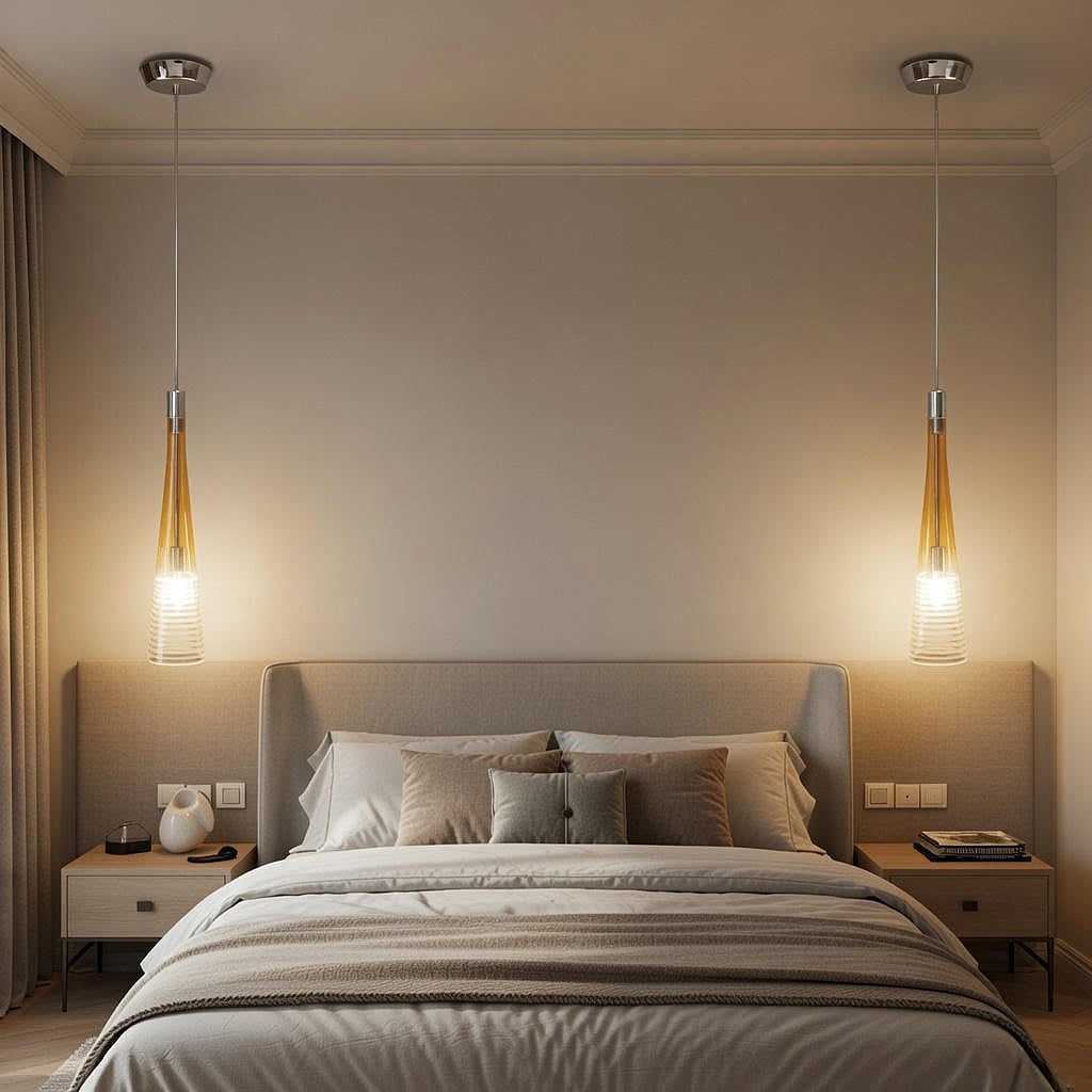 Belle glass light pendant