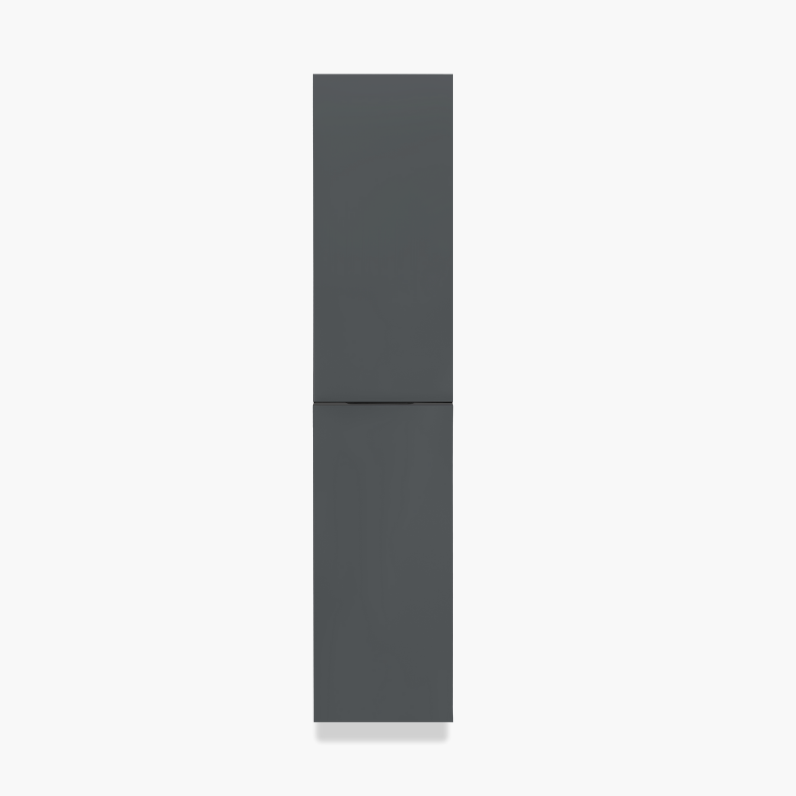 Wall cabinet glossy grey