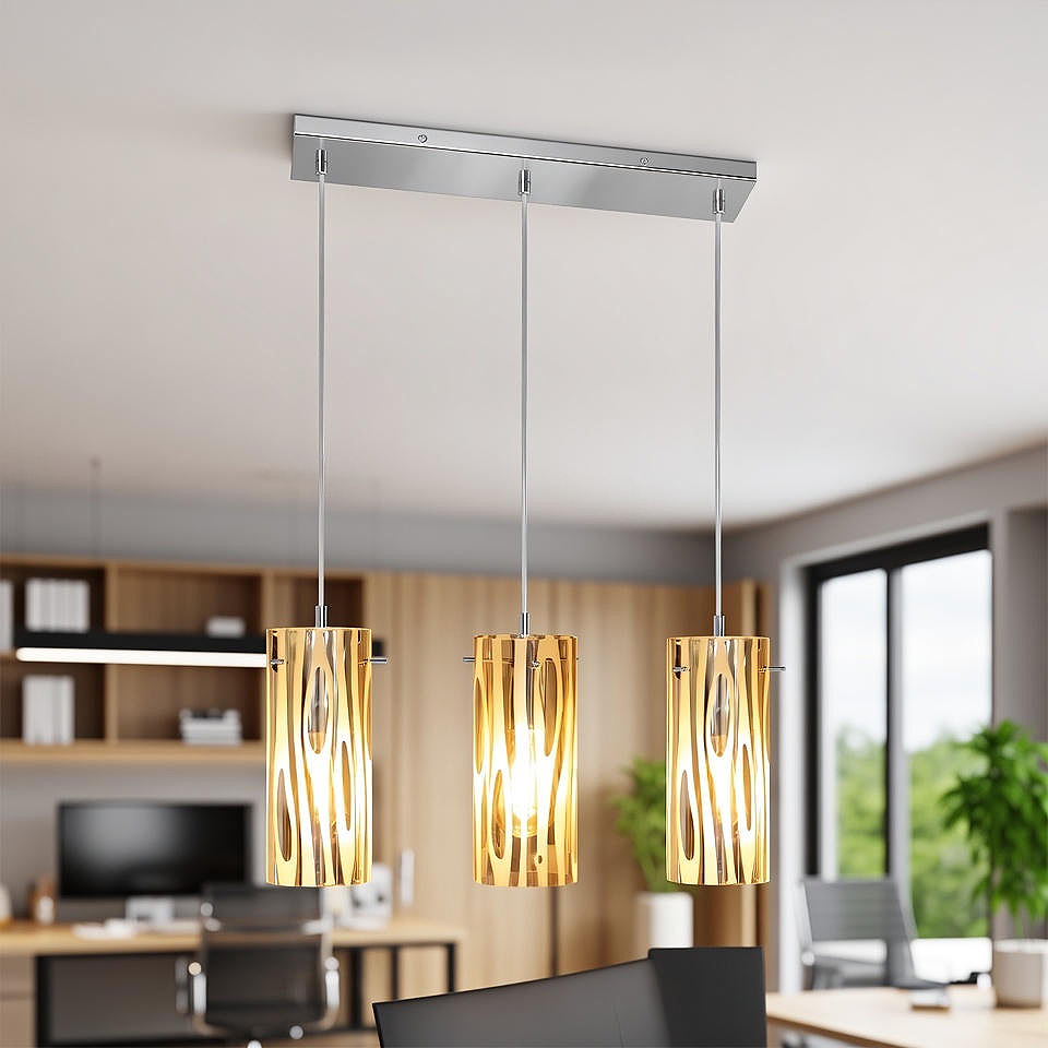 Marquee 3 light pendant